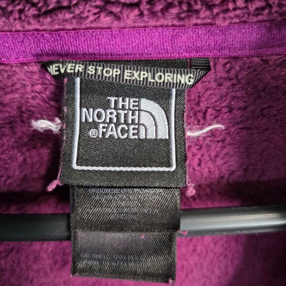 Womens North Face Purple Full Zip Fleece Jacket Polyester Long Sleeve Size XXXL - Picture 2 of 10